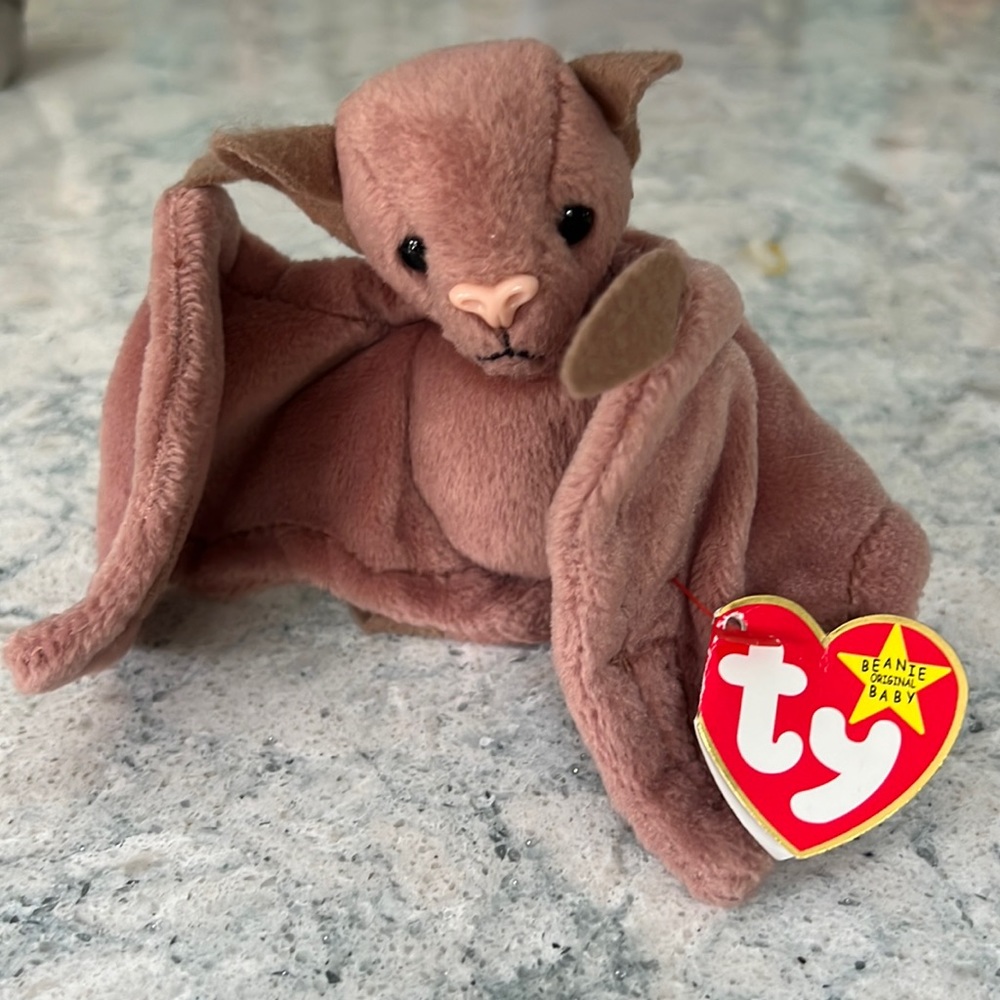 1996 Batty TY beanie baby. Rare.